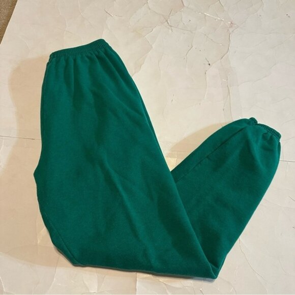 Pendleton Pants - Original Pannill by Hanes Green Elastic Waist VTG  Green Jogger Pants XL